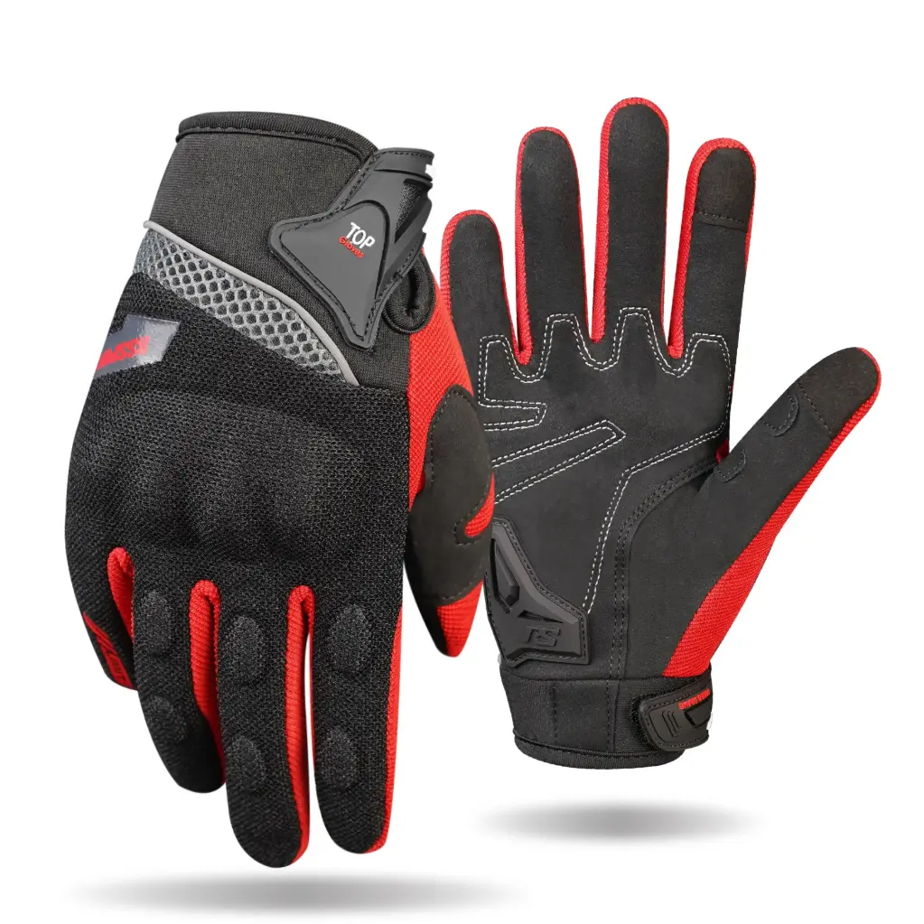 Motorcycle Sport Gloves – Red