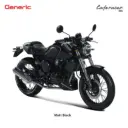 Generic Caferacer GR165cc - Matt BlacK